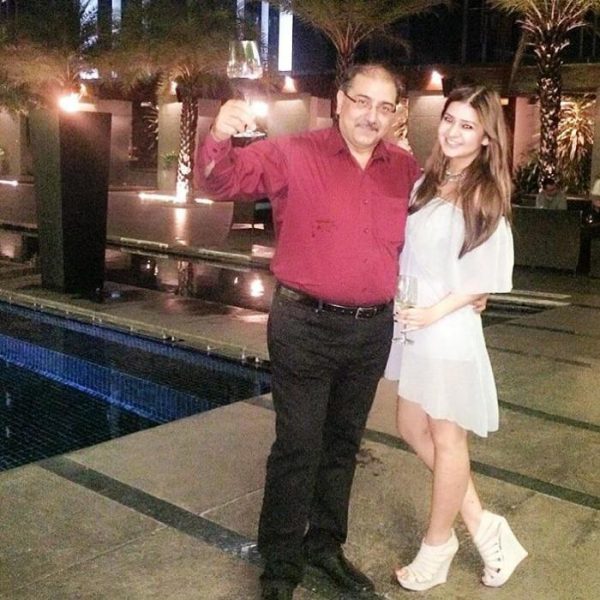 RCB Fangirl Deepika Ghose With Her Father