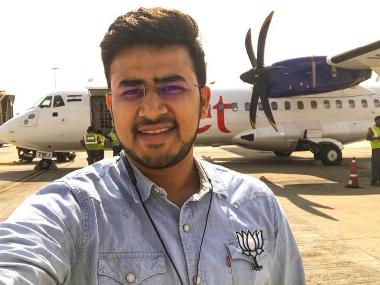 Tejasvi Surya Long Studs